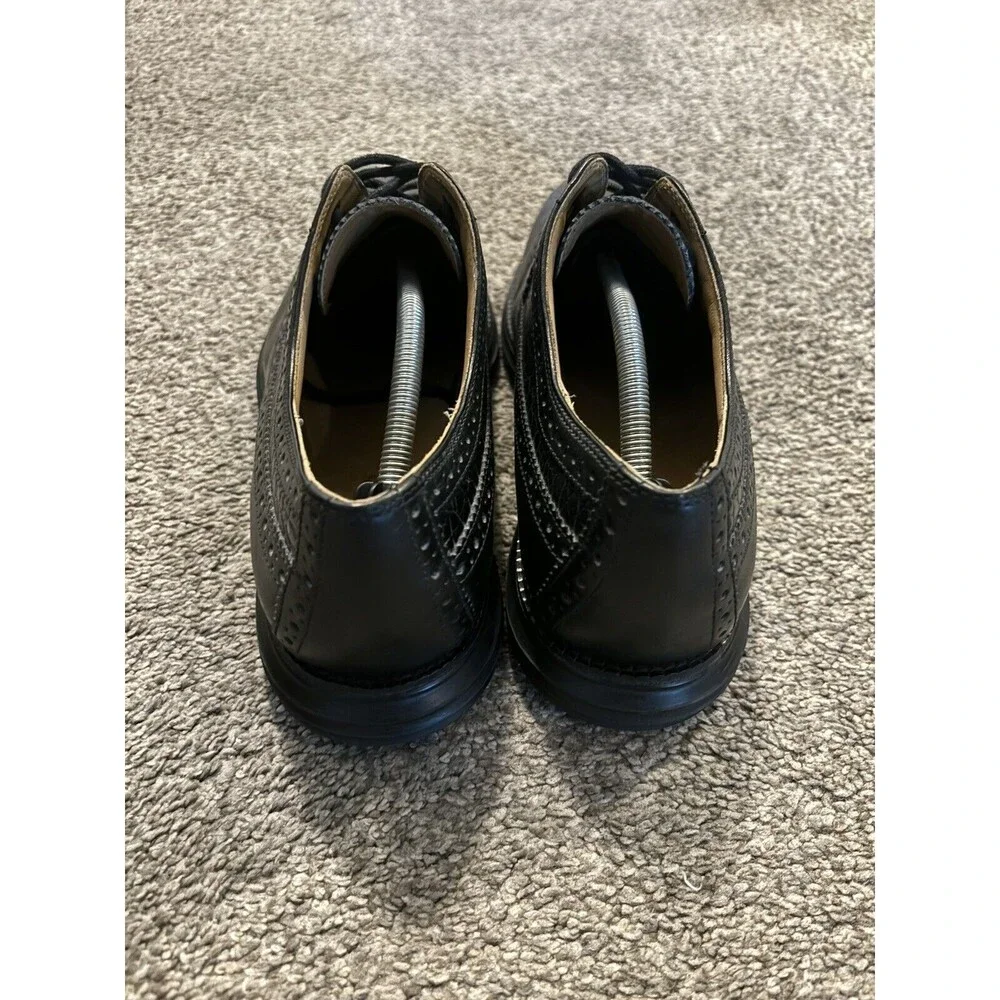 Cole Haan - LunarGrand Long WingTip -‎ C12650 Size 12m- Black Croc Print